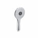 2 Function LED Shower Head in chrome with side button and LED temperature display