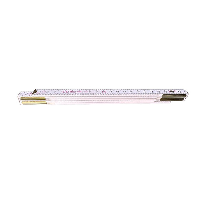 1m wooden folding ruler, durable and compact for accurate measuring.