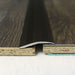 Bronze Uni-coverstrip offering an elegant join between chestnut laminate and bronze-toned vinyl.