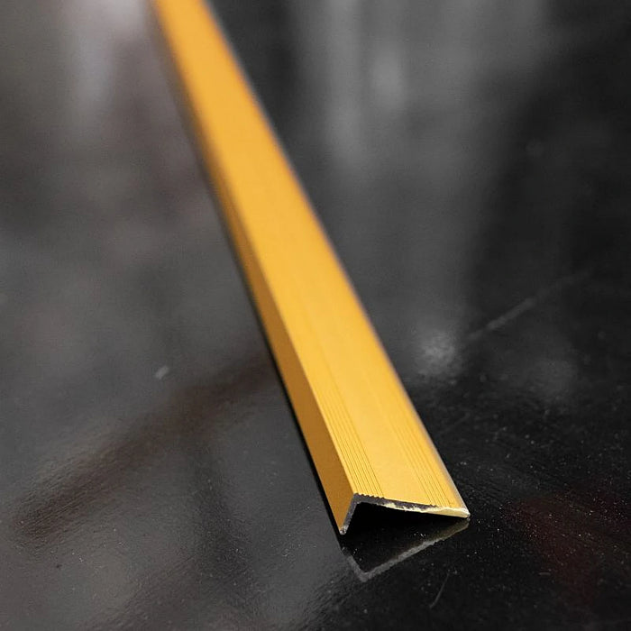 90cm 3ft Gold 8mm Angle Edge Stickdown Profile displayed.