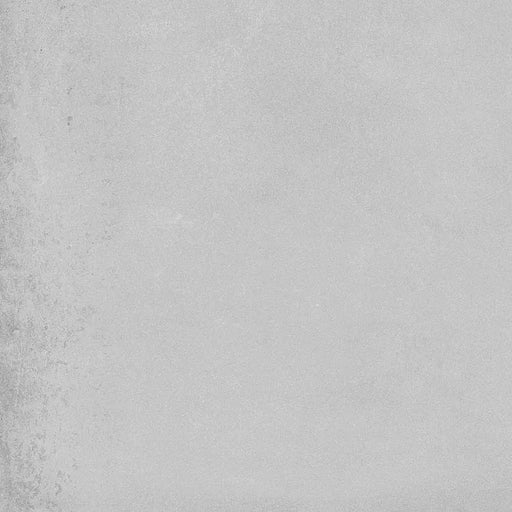 Close-up of Adine Gris tile showing its fine matt surface and soft grey colour.