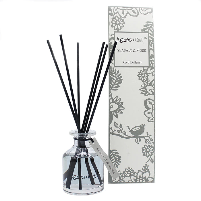 Agnes + Cat Seasalt and Moss Reed Diffuser