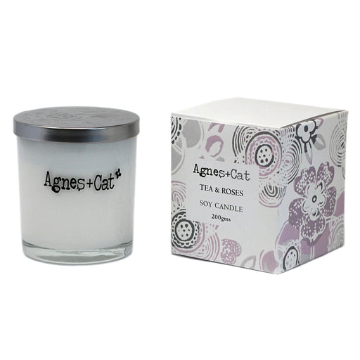Agnes + Cat Tea and Roses Votive Candle