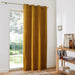 Antique colour thermal velvet eyelet curtains with interlining for a luxurious and insulating finish