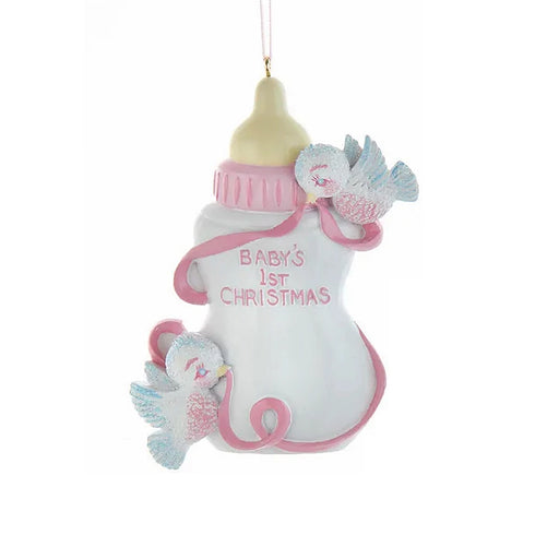 Baby Girl's First Christmas Bauble