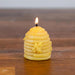 Hanna's Bees beehive beeswax candle set of six presented in a gift box