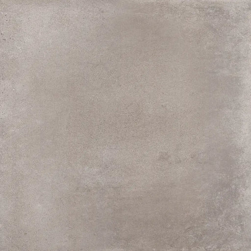 Close-up of Beton Gris Matt tile showing smooth surface and subtle cement-style texture.