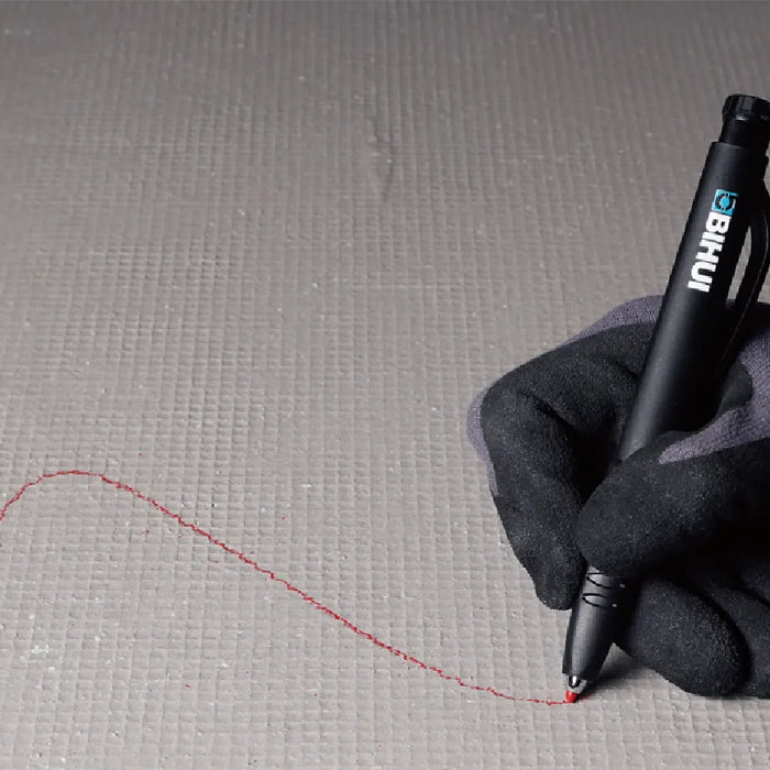 Detailed view of the Bihui Auto Pencil Marker showing the stainless steel tip and lead.