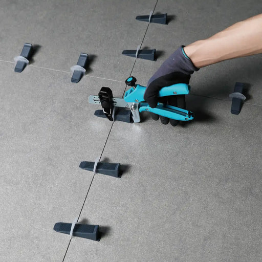 Close-up of the Bihui Wedge Levelling Pliers showing the adjustment knob and comfort grip handle.