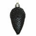 Black Glitter Pinecone Hanging Decoration