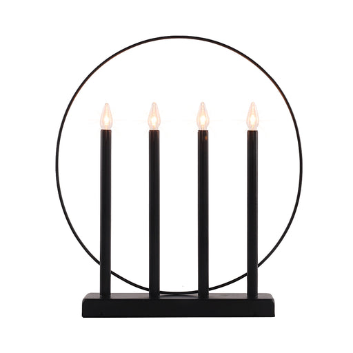 Black Modern Christmas Candle Bridge