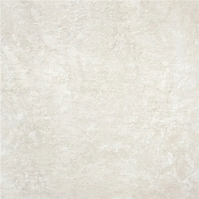 Detailed close-up of Bowland White Matt Anti-Slip tile showing its smooth, non-slip surface texture.