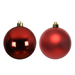 Christmas Red 6cm Shatterproof Baubles 12 Pack