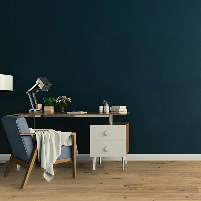 Classic 3060 Pure engineered wood flooring in a contemporary living space with natural light and neutral décor.