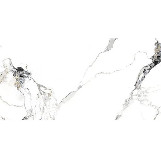 Detailed close-up of Constellation tile showing polished surface and natural stone-inspired veining.