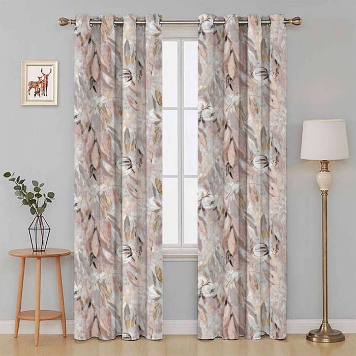 Cottonopolis Quartz eyelet curtains in soft grey cotton with a crisp, tailored lining