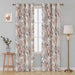 Cottonopolis Quartz eyelet curtains in soft grey cotton with a crisp, tailored lining
