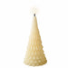 Cream Wax Tree LED Candle Small