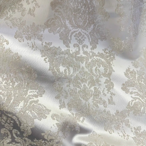 Damascus Beige Lined Curtains