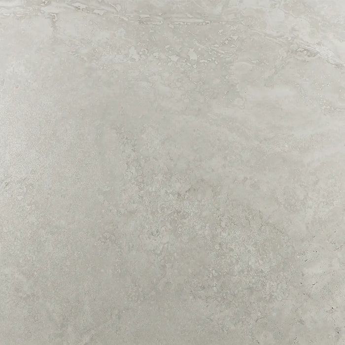 Close-up of Derby Gris Matt tile showing smooth surface and subtle grey variations.