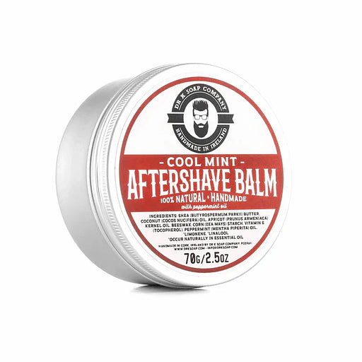 Dr K Cool Mint Aftershave Balm 70g tin natural peppermint post shave balm handmade in Cork Ireland