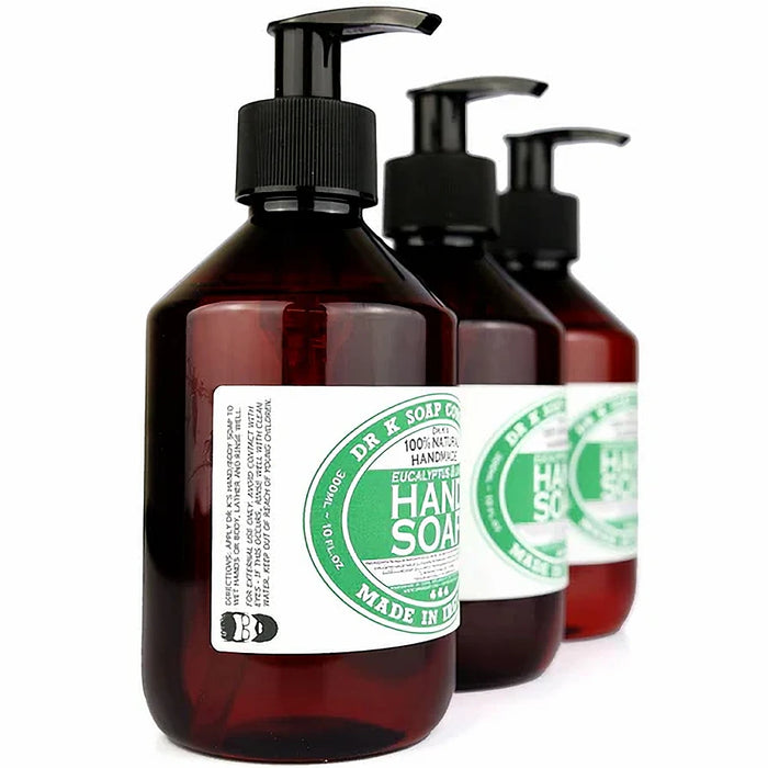 Dr K Eucalyptus & Lime Hand Soap 300 ml pump bottle by Dr K Soap Company handmade in Cork Ireland