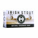 Dr K Irish Stout natural body soap bar 110 g in recyclable cardboard packaging handmade in Cork Ireland
