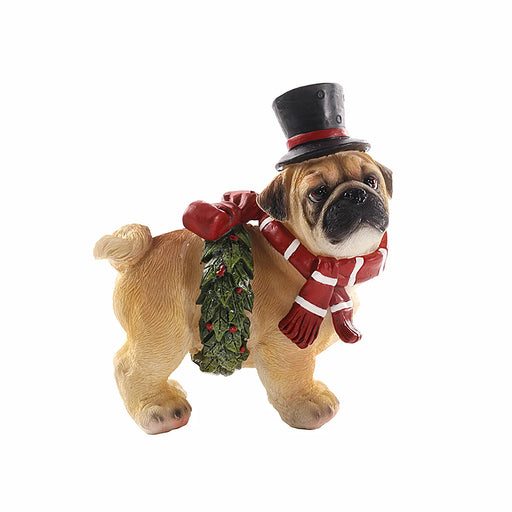 Ebenezer Dog Christmas Ornament