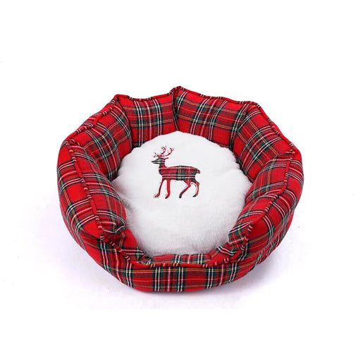 Eliptic Christmas Pet Bed