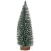 Dark green frosted christmas tree