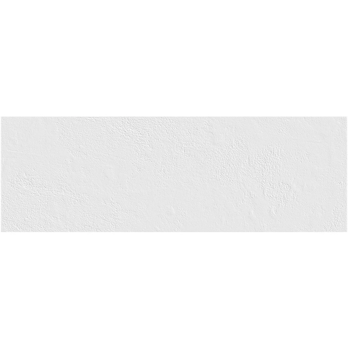 Close-up of Gardena Blanco wall tile showcasing its smooth white surface.