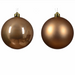 Ginger Brown Matt 10cm Baubles