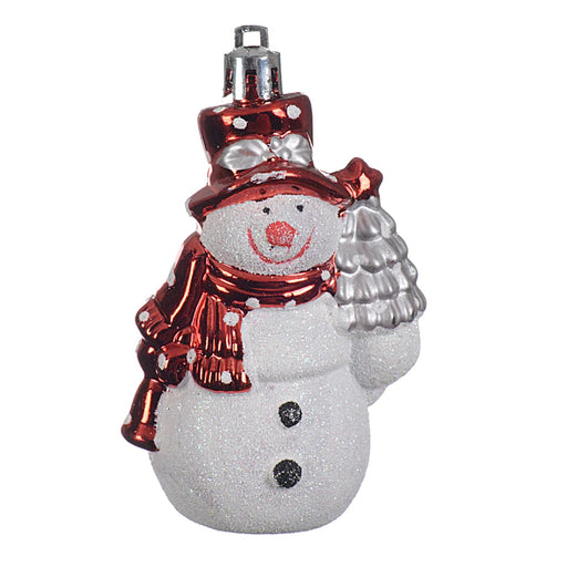 Glitter Snowman Hanging Decorations