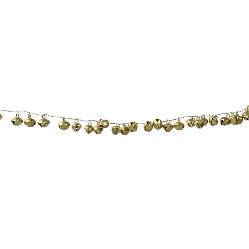 Gold Mini Bells Christmas Garland