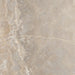 Close-up of Golden Age Beige Porcelain tile, highlighting the intricate marble-inspired veins in golden, beige, and purple hues.