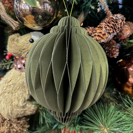 Green Onion Paper Hanging Christmas Decoration
