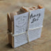 Hanna's Bees handmade honey and oats soap bar with Irish honey and organic oats in paper wrapper
