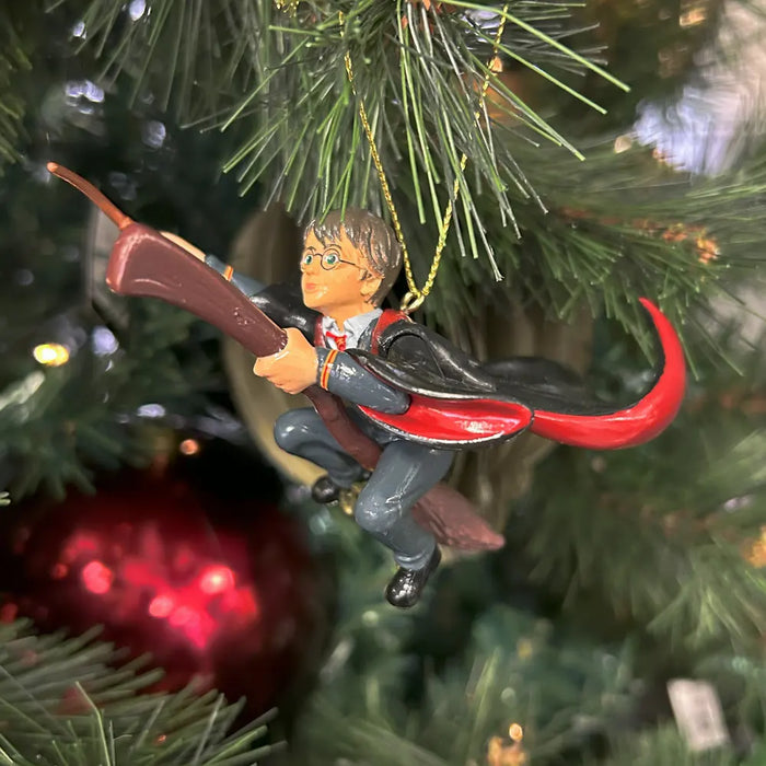 Harry Potter On Broomstick Hanging Christmas Decoration