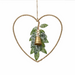 Heart Xmas Figure with Iron Bell