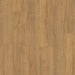Close-up of Golden Oak laminate plank showing fine natural grain, bevelled edges, and smooth matte finish.
