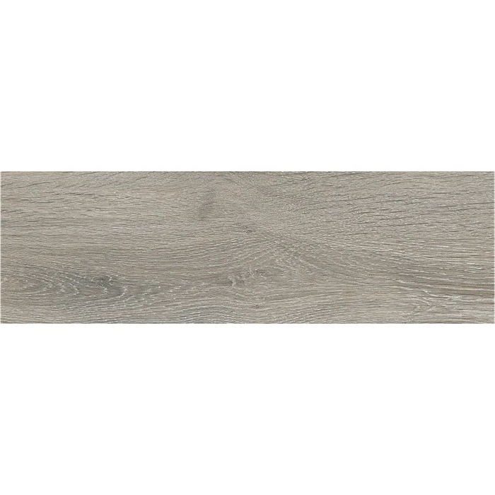 Detailed view of Dark Grey porcelain tile showing realistic timber grain texture.