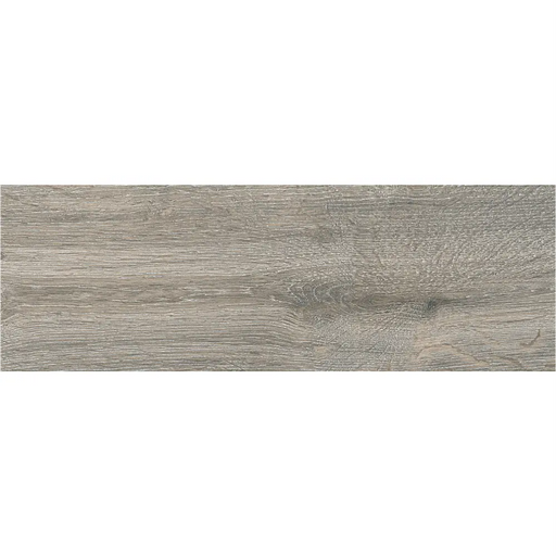 Detailed view of Dark Grey porcelain tile showing realistic timber grain texture.