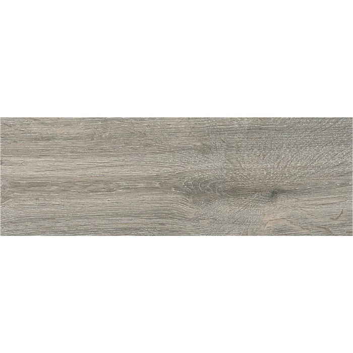 Detailed view of Dark Grey porcelain tile showing realistic timber grain texture.