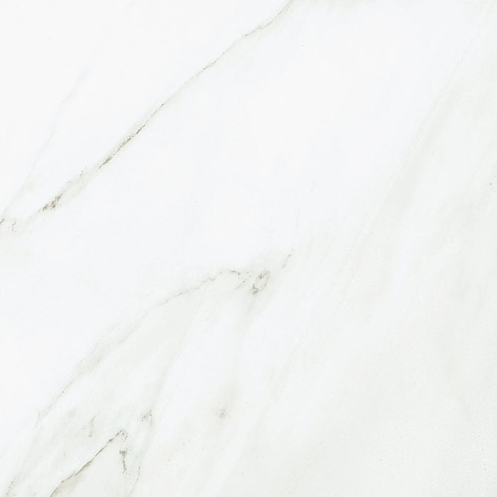 Detailed view of Homeful Essentials Gloss Blanco tile showing its smooth, high-shine white surface.