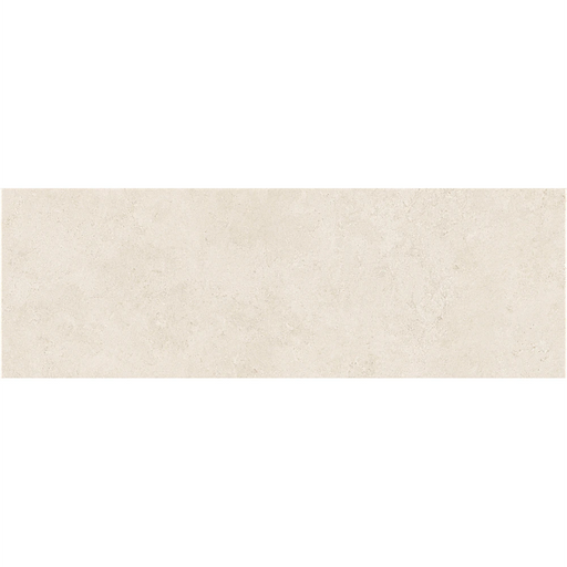 Close-up of Homeful Essentials Marfil wall tile showing its soft beige tone.