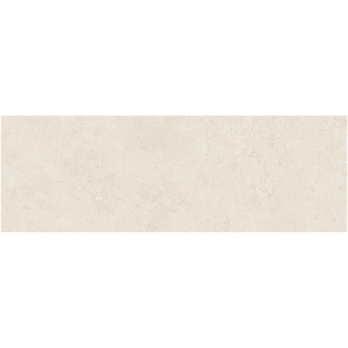 Close-up of Homeful Essentials Marfil wall tile showing its soft beige tone.