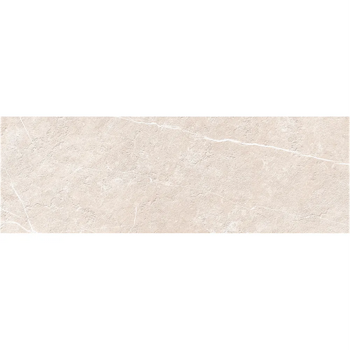 Detail of Inari Crema matt wall tile highlighting its smooth surface and soft cream colour.