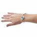 Infinite Love 20mm stainless steel aromatherapy bracelet with refillable essential oil diffuser locket