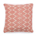 Jaggered Pink Cotton Cushion