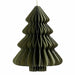 Large Green Paper Tree Hanging Christmas Decoration